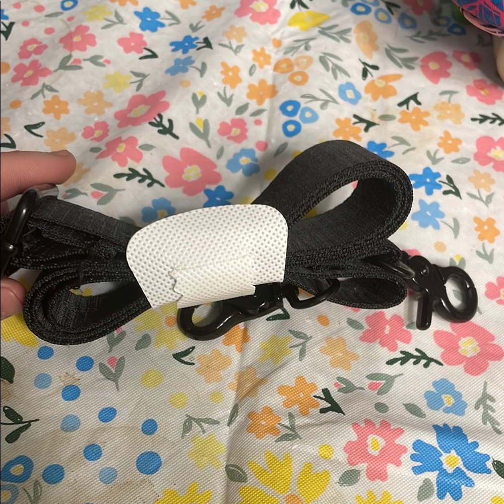 Black Adjustable Strap with Clips